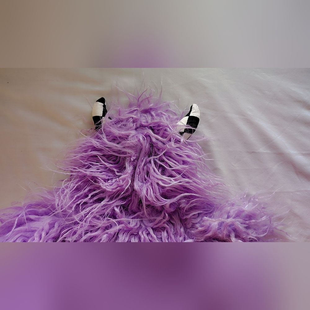 💜Bootique NWT 2-Piece Shaggy Monster Halloween Pet Costume Small💜 - Picture 5 of 7